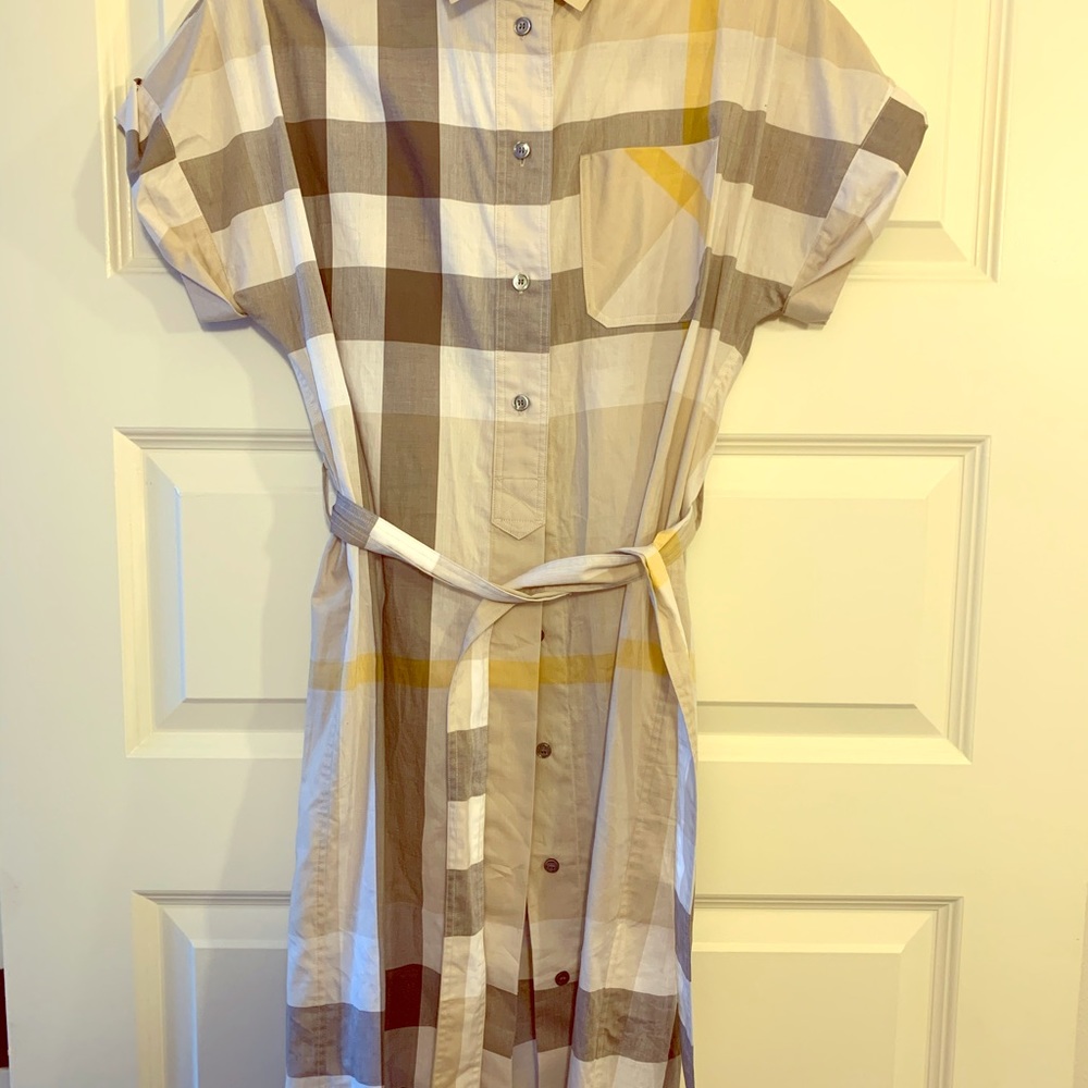 Burberry check dress